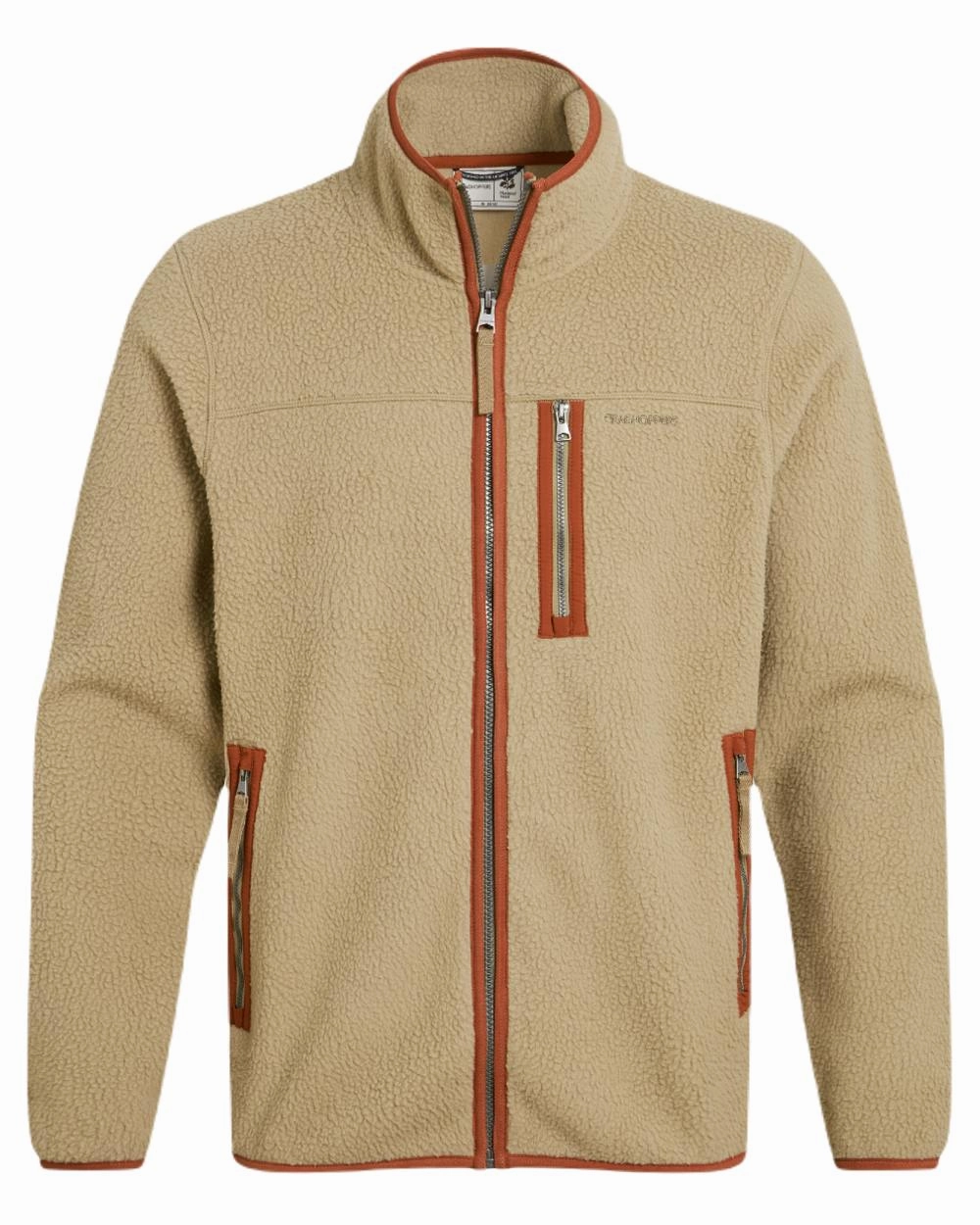 Craghoppers Mens National Trust Whitendale Full Zip Fleece Jacket Friction Reducing Lining Glow In Dark Trims