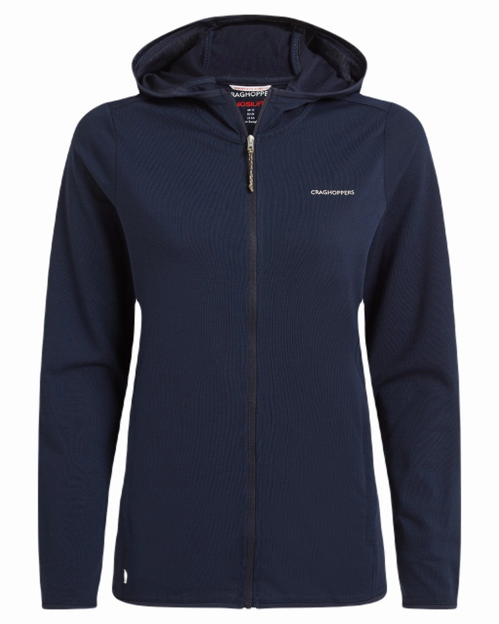 Craghoppers Womens NosiLife Afia Hooded Jacket Reflective Safety Details Magnetic Fastenings