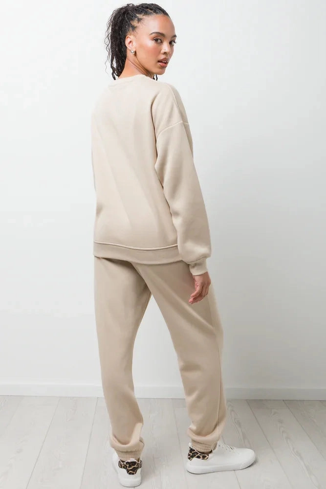 Crew Neck Tracktop Natural UVProtection Wool Sweater
