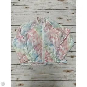 Athletic Jacket By Fila In Multi-colored, Size: Xl Single Buttons Cozy Texture