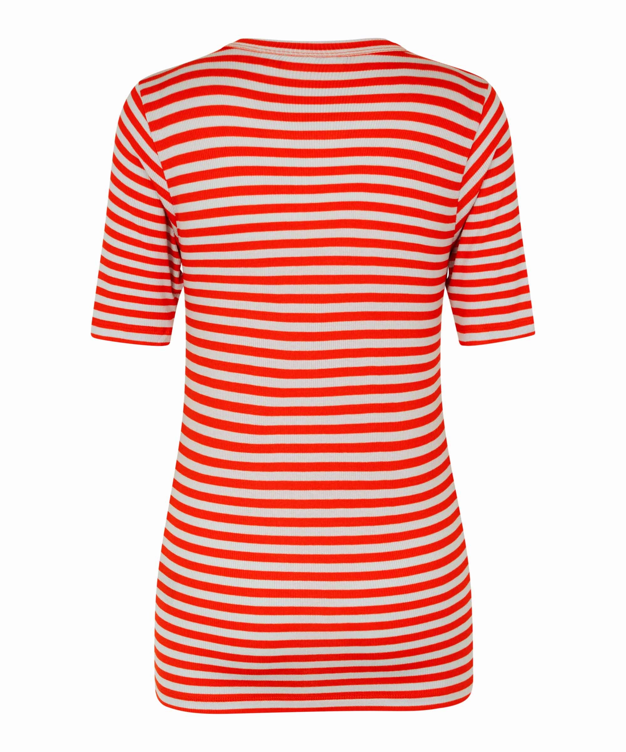 1008980 MaDorit Top - Orange Com MultiDirectionalStretch
