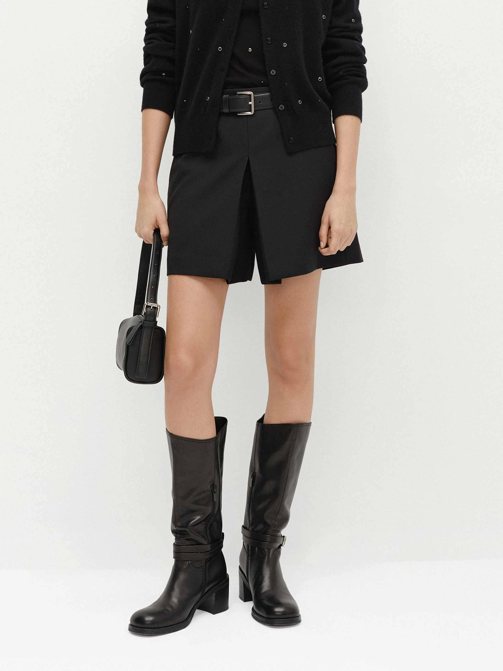 Wool Blend Belted Shorts sports industry