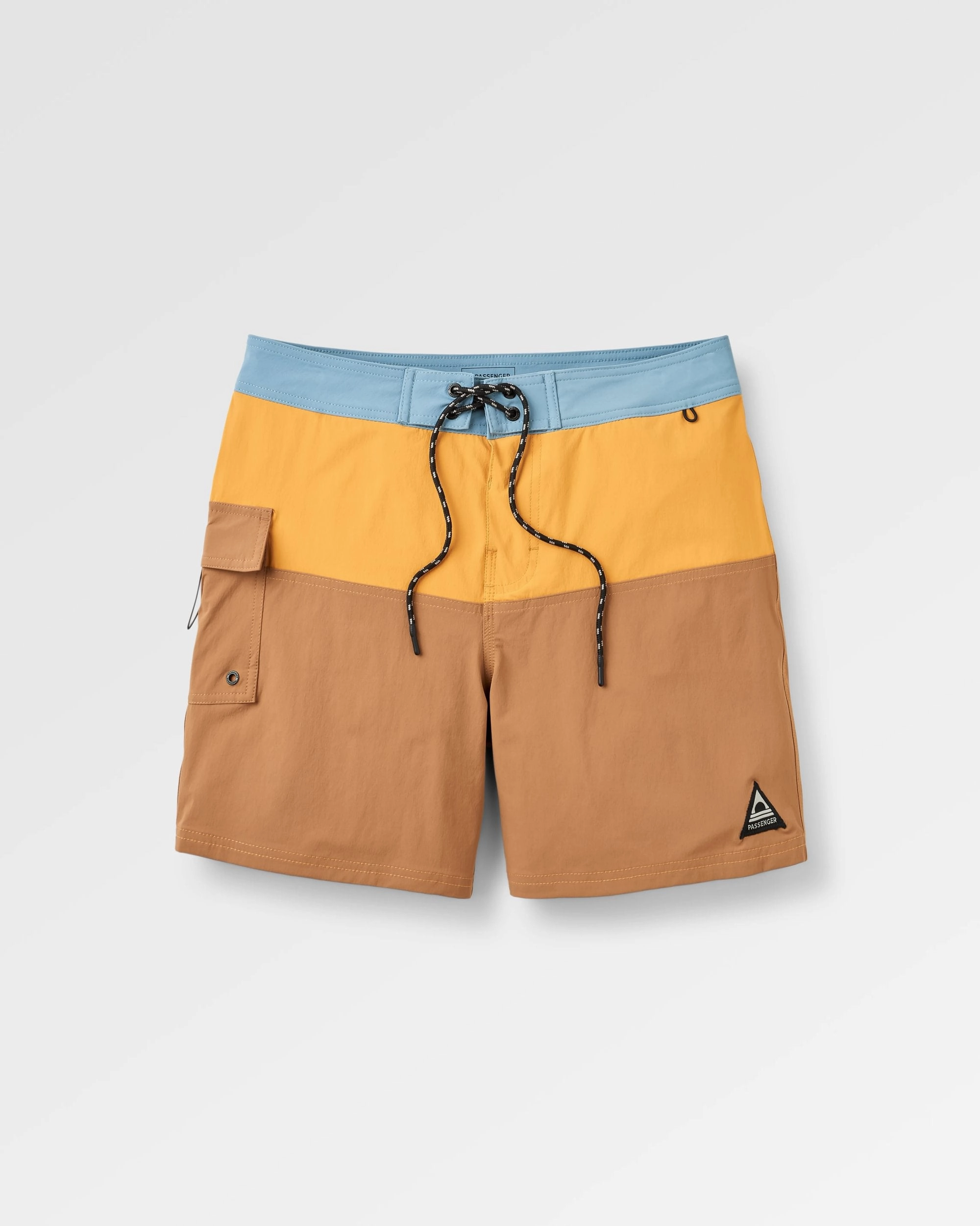 Cutback NetPlus? Recycled Boardshort - Spruce Yellow/Toffee soft fit