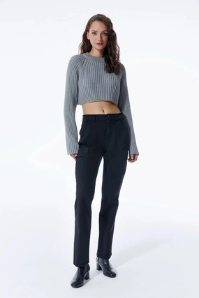Daphne - Cargo Pant -Black- L30 Outdoor Wear