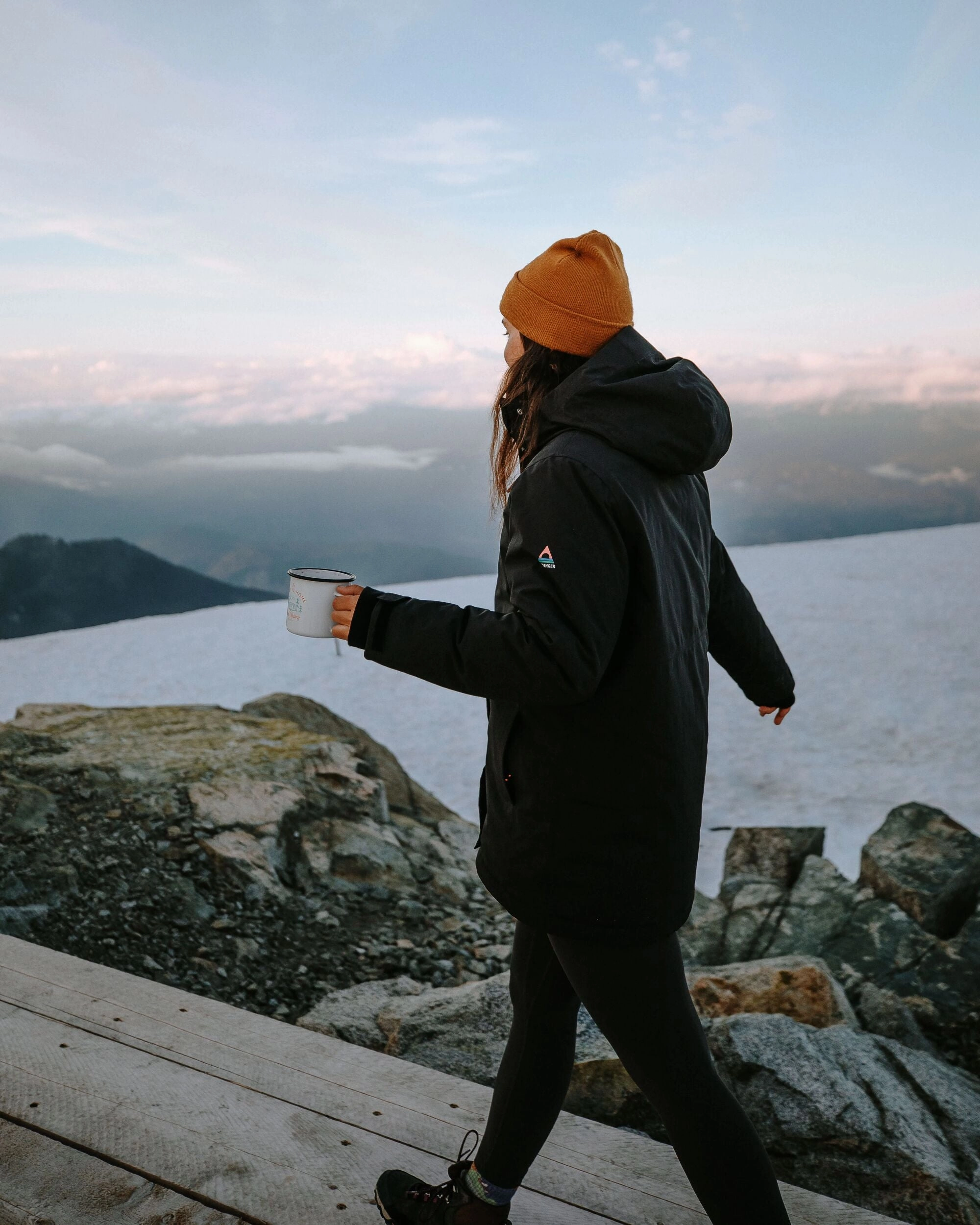 Cloudmont Waterproof Down Parka - Black Minimalist Style All Year