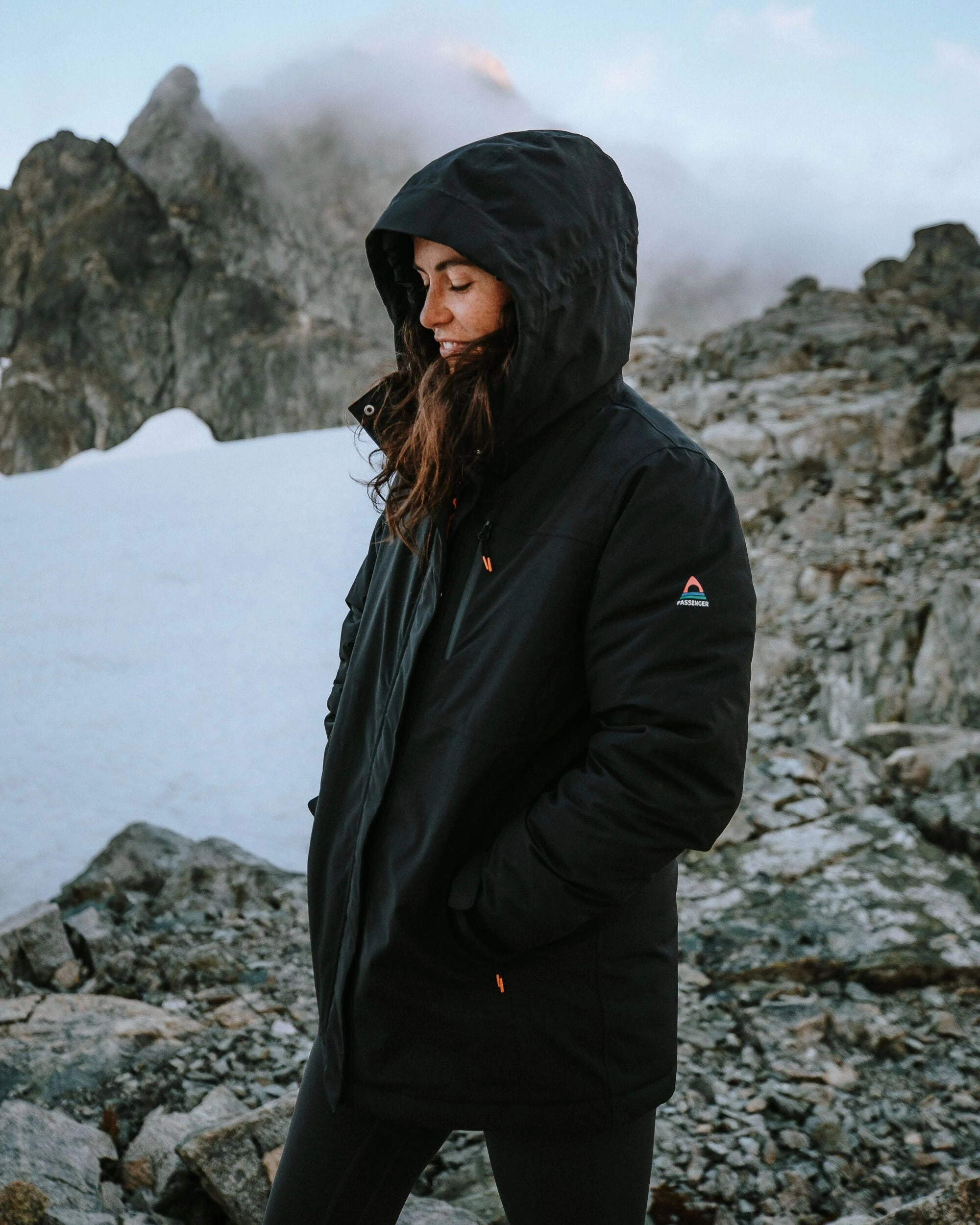 Cloudmont Waterproof Down Parka - Black Advanced Layering System