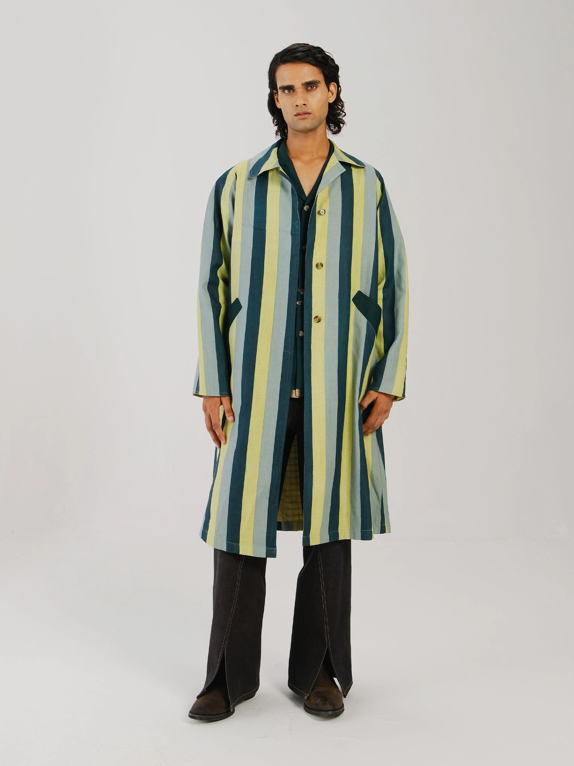 Dan Overcoat Outdoor Style Staple Anti Slip Interior