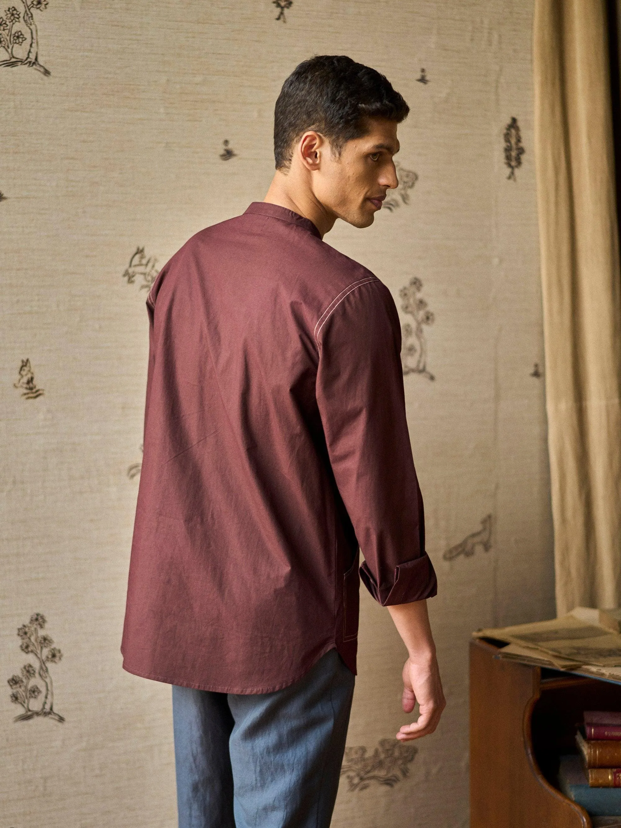 Camouflage Style Stretchy Cloth Darwin Shirt