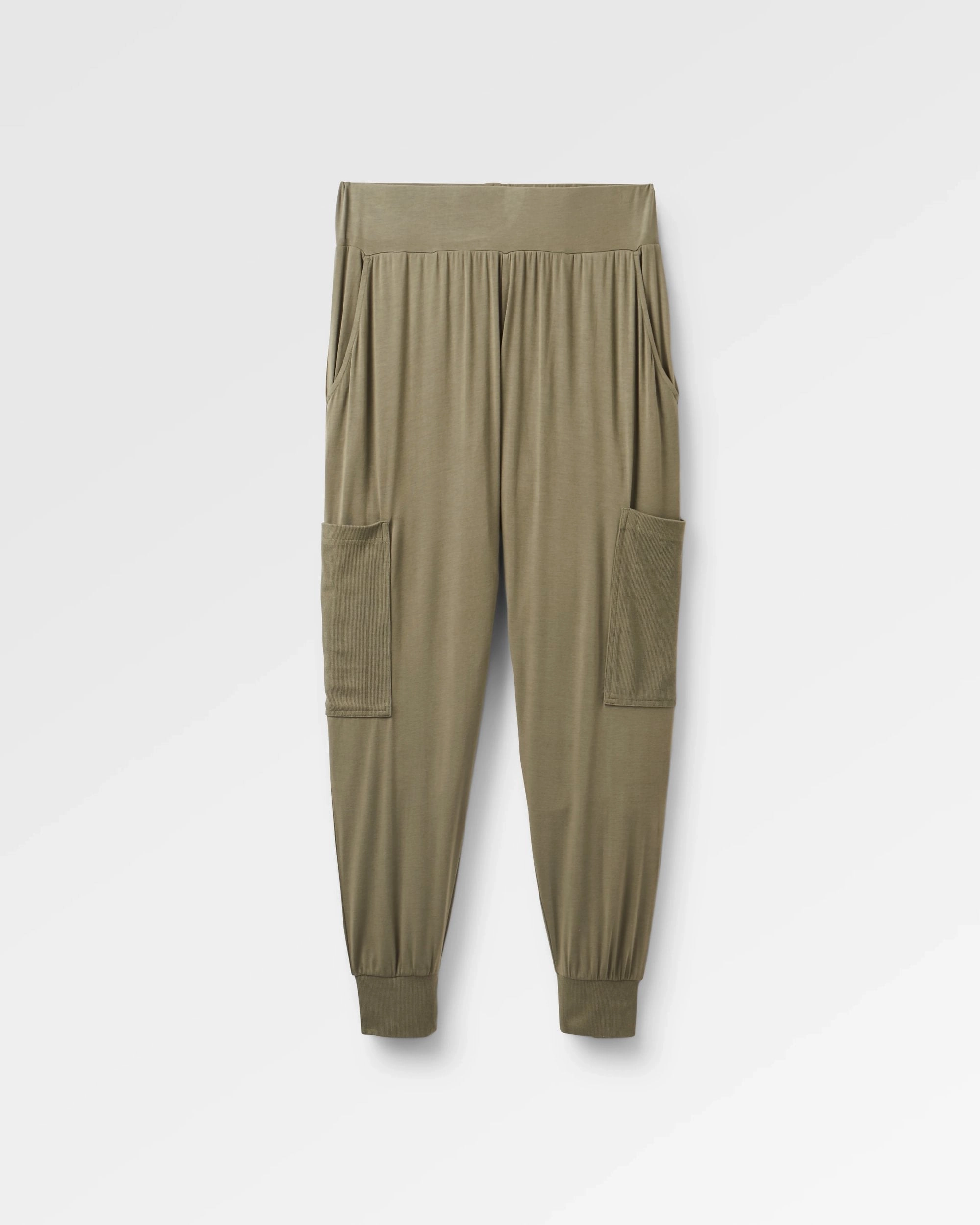 Water resistant coating simple design Day Dream Recycled Trouser - Dusty Olive