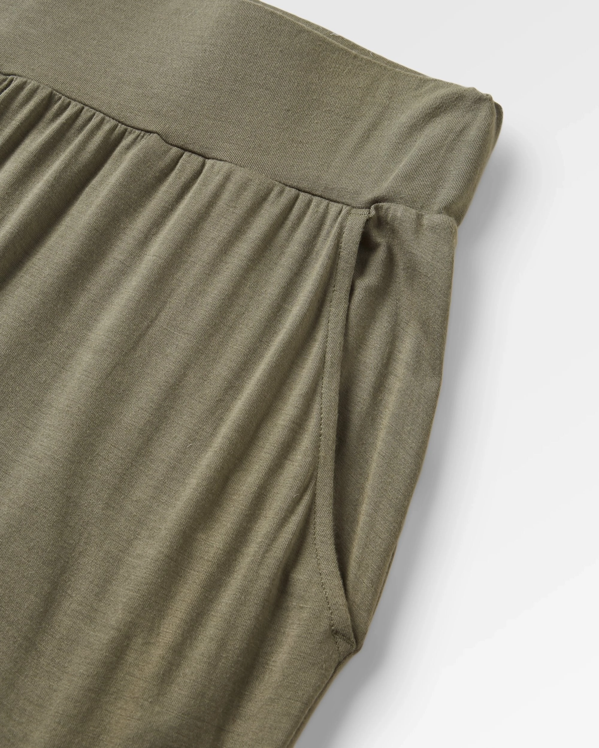Comfy Wearable Day Dream Recycled Trouser - Dusty Olive