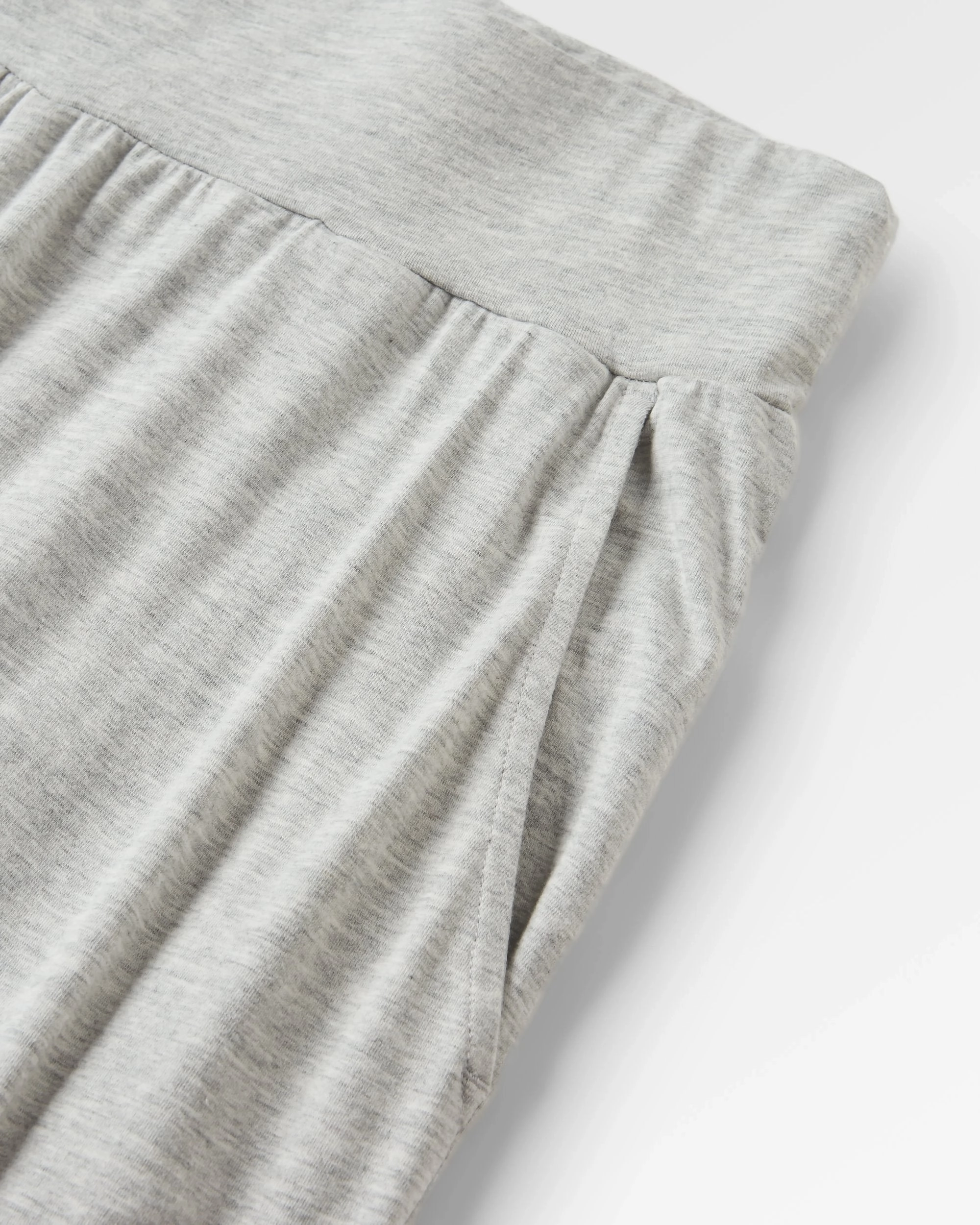 Day Dream Recycled Trouser - Grey Marl Bi Stretch Fabric