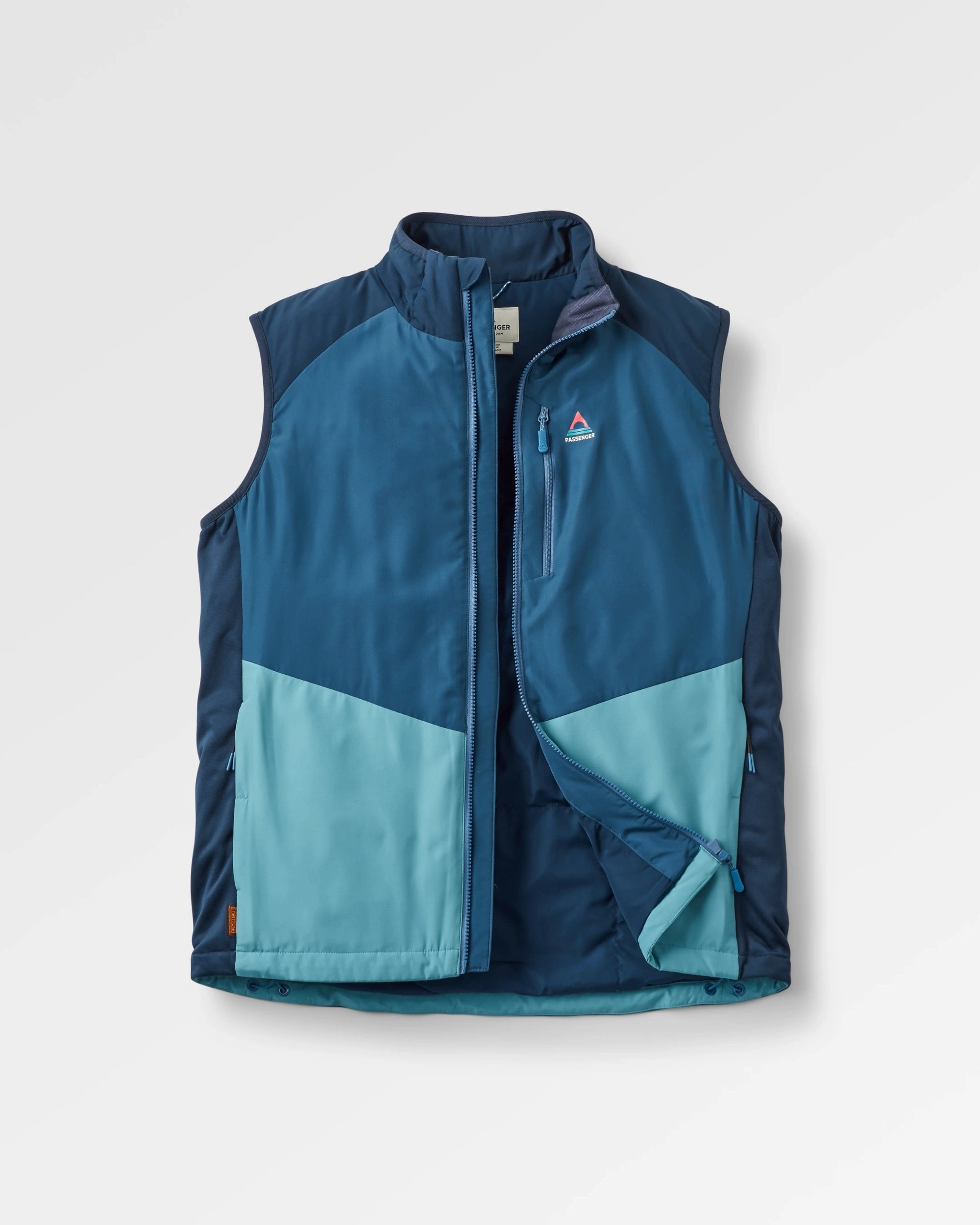 Adjustable Hem Lock System Daybreak Lightweight Recycled Thermore? Insulated Gilet - Rich Navy/Dark Denim/Arctic