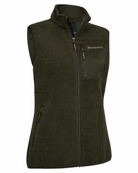 color block Bold Statement Deerhunter Lady Atlas Fleece Waistcoat