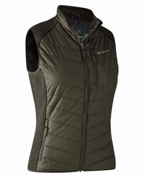 Light Reflective Zippers ScratchResistant Zippers Deerhunter Lady Caroline Padded Waistcoat