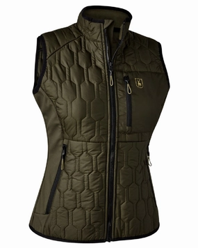 Quilted Interior Non Bulky Profile Deerhunter Lady Mossdale Quilted Waistcoat