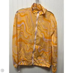 Athletic Jacket By Fabletics In Orange & Purple, Size: L ModularLayering