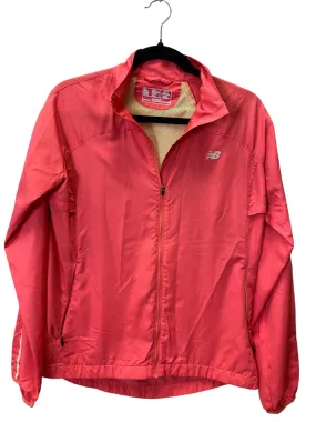 FoldableStorageCapability Athletic Jacket By New Balance In Pink, Size: S