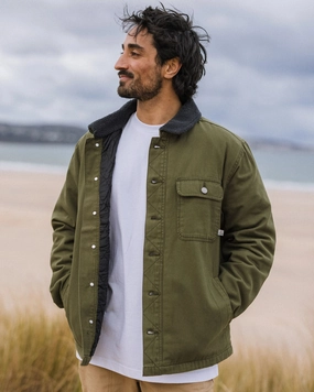Falcon Organic Cotton Jacket - Khaki Tear Resistant Fabric Blends