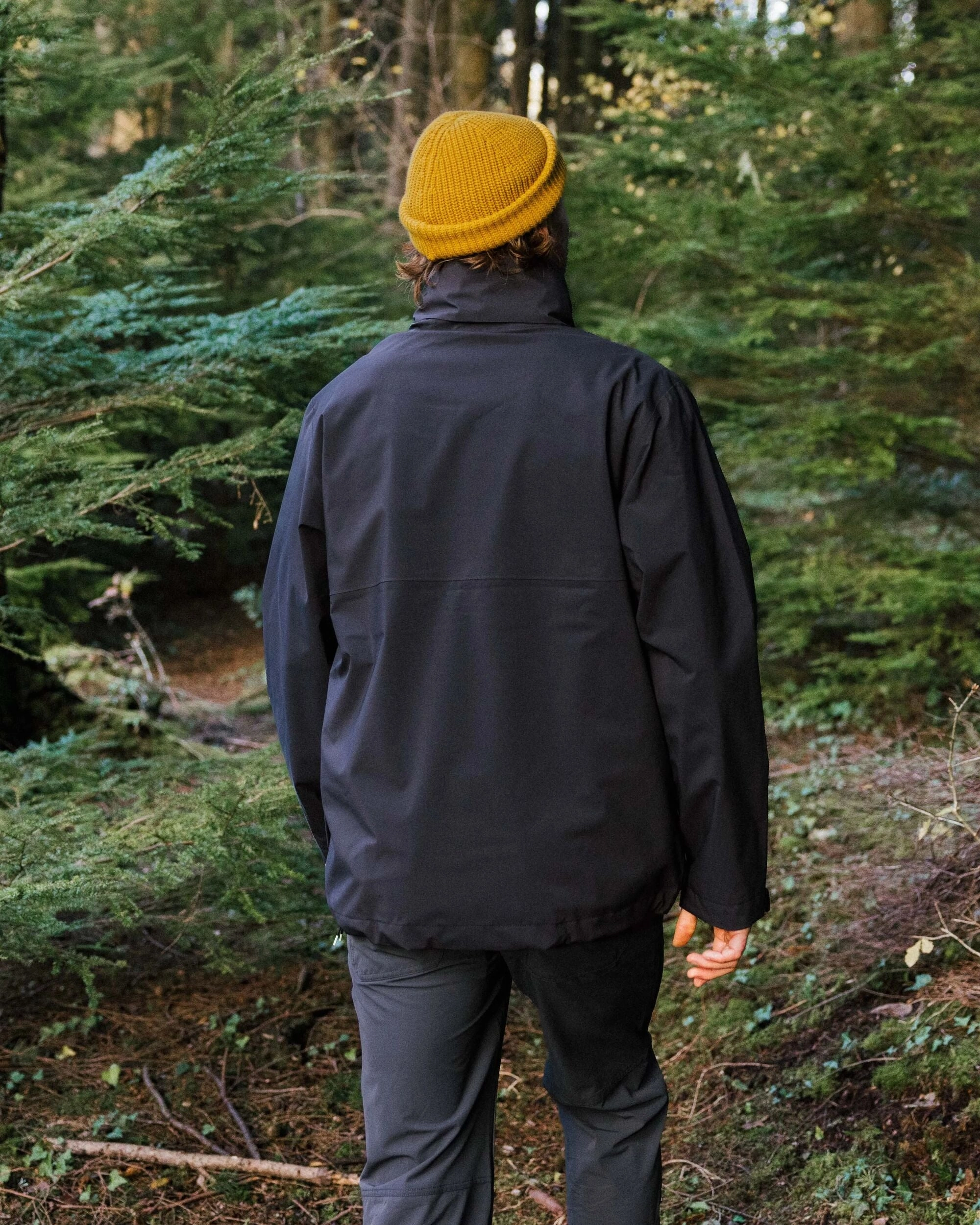 Diablo Recycled Waterproof Anorak - Faded Black Water Based Coating