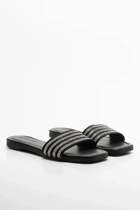 Diamante Sandal Black Outdoor Adventure Relaxed Beach Shoes