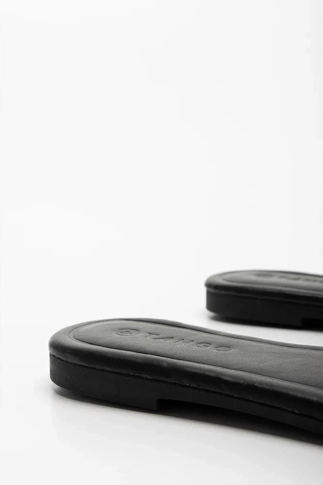 Diamante Sandal Black Fashion Flex