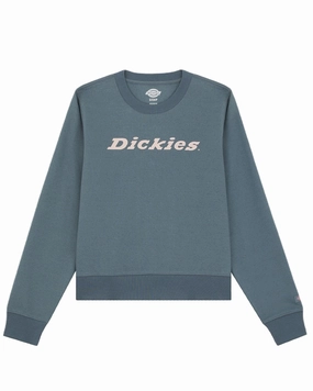 party - goer Dickies Womens Heavyweight Wordmark Crew Neck Fleece