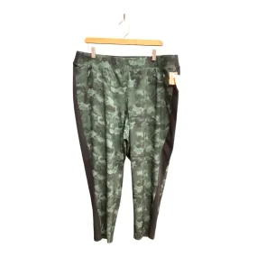 Athletic Pants By Livi Active In Green, Size: 1x Stretch Waist