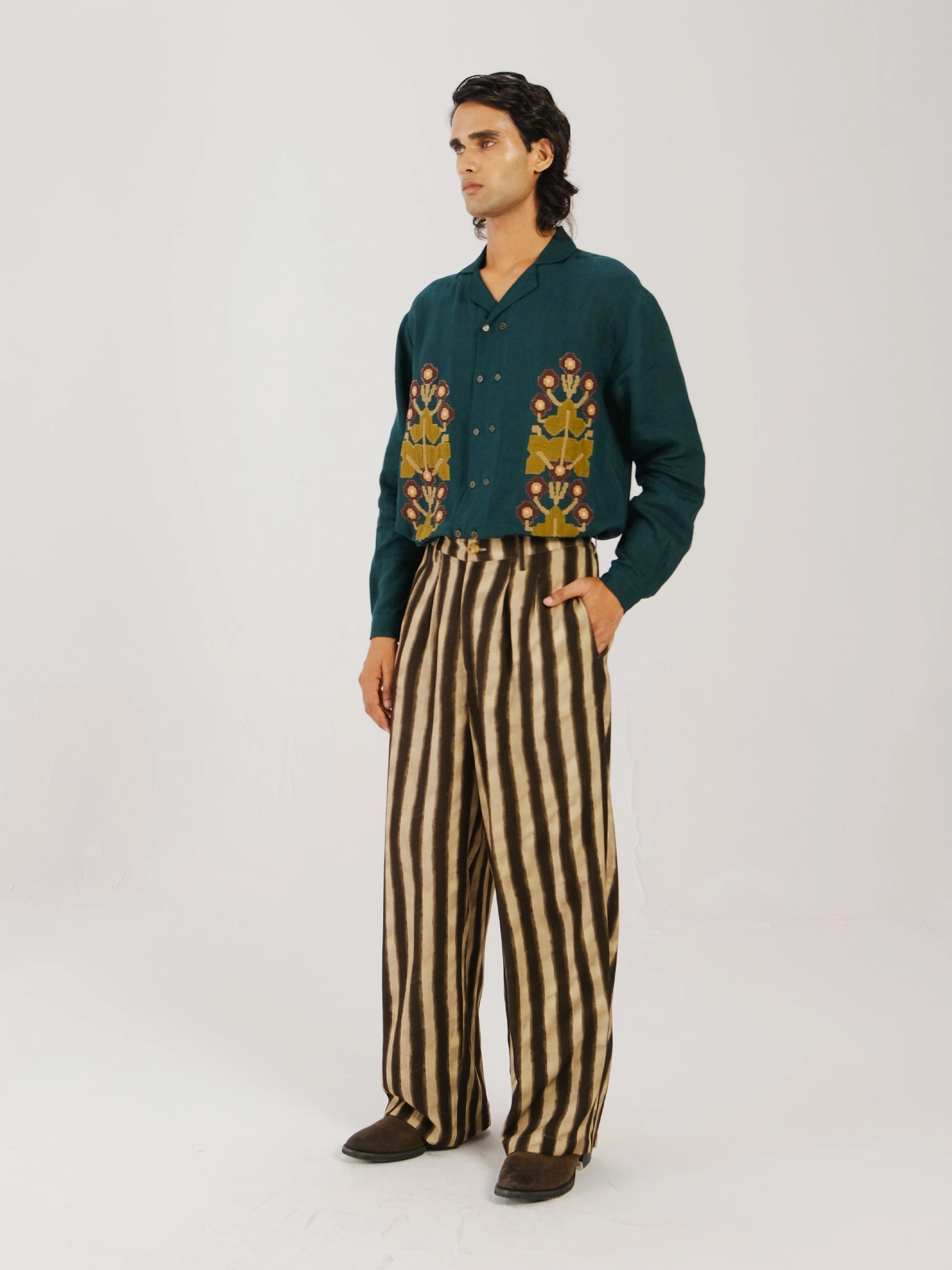 Comfort Fit Wear Machine washable Double Pleat Pant