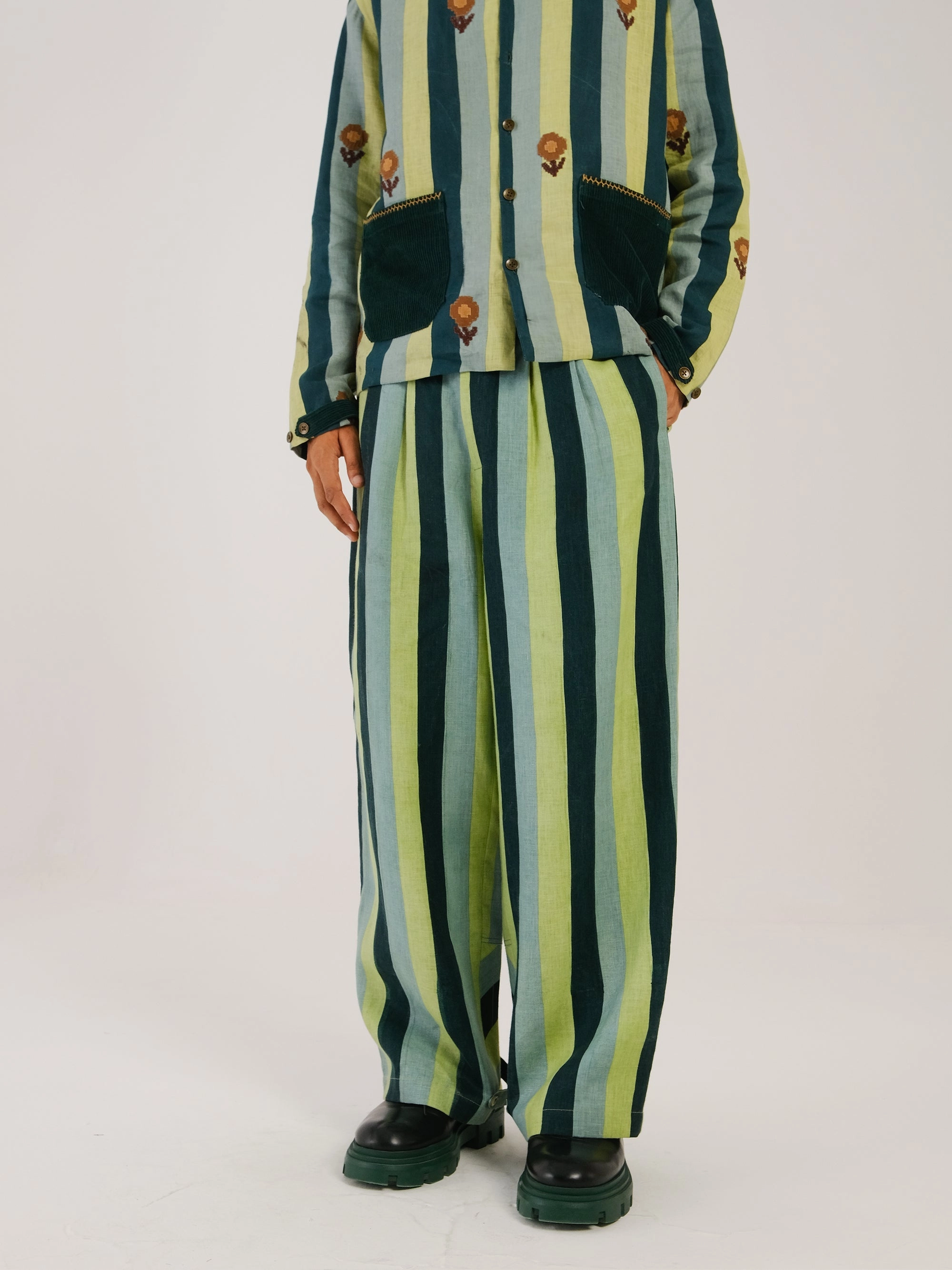 Double Pleat Pant Cozy Feel