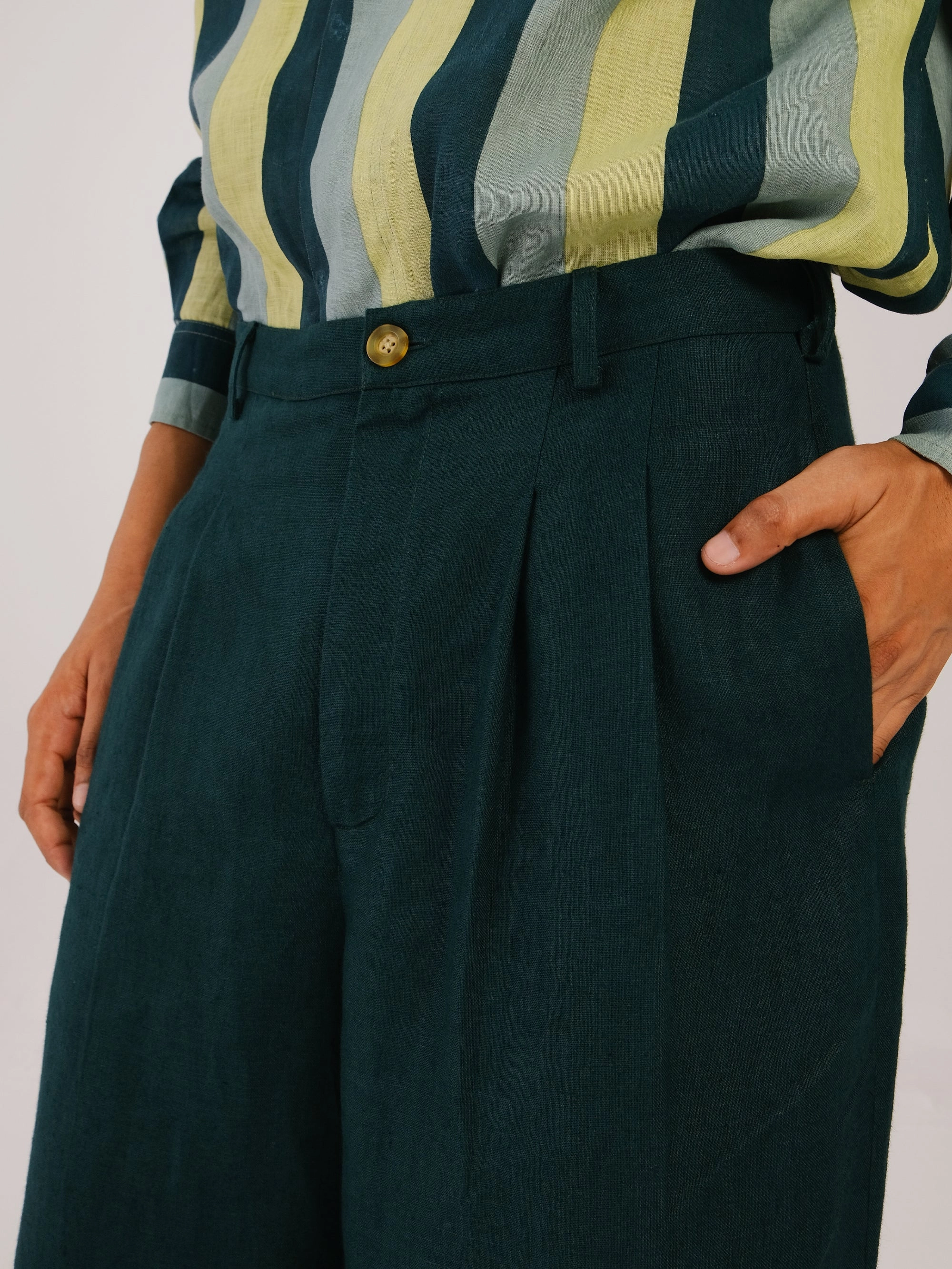 Double Pleat Pant Luxe Look Trendy Layering