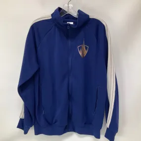 Athletic Jacket By Disney Store In Blue, Size: M Versatile Design Stand Collar