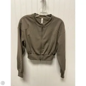 Athletic Jacket By Lululemon In Taupe, Size: Xs OdorControl Treatment