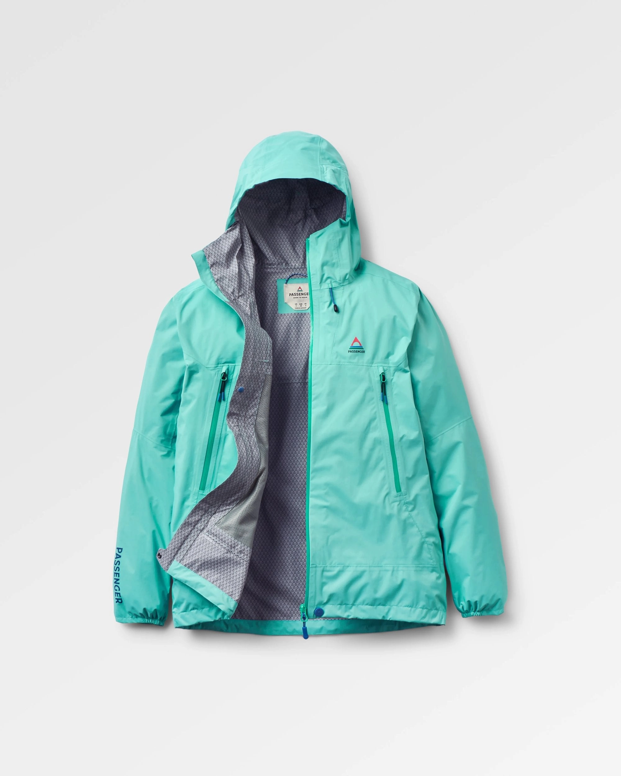 Four Way Stretch Trailscape Light Women's Recycled Waterproof Jacket - Aqua