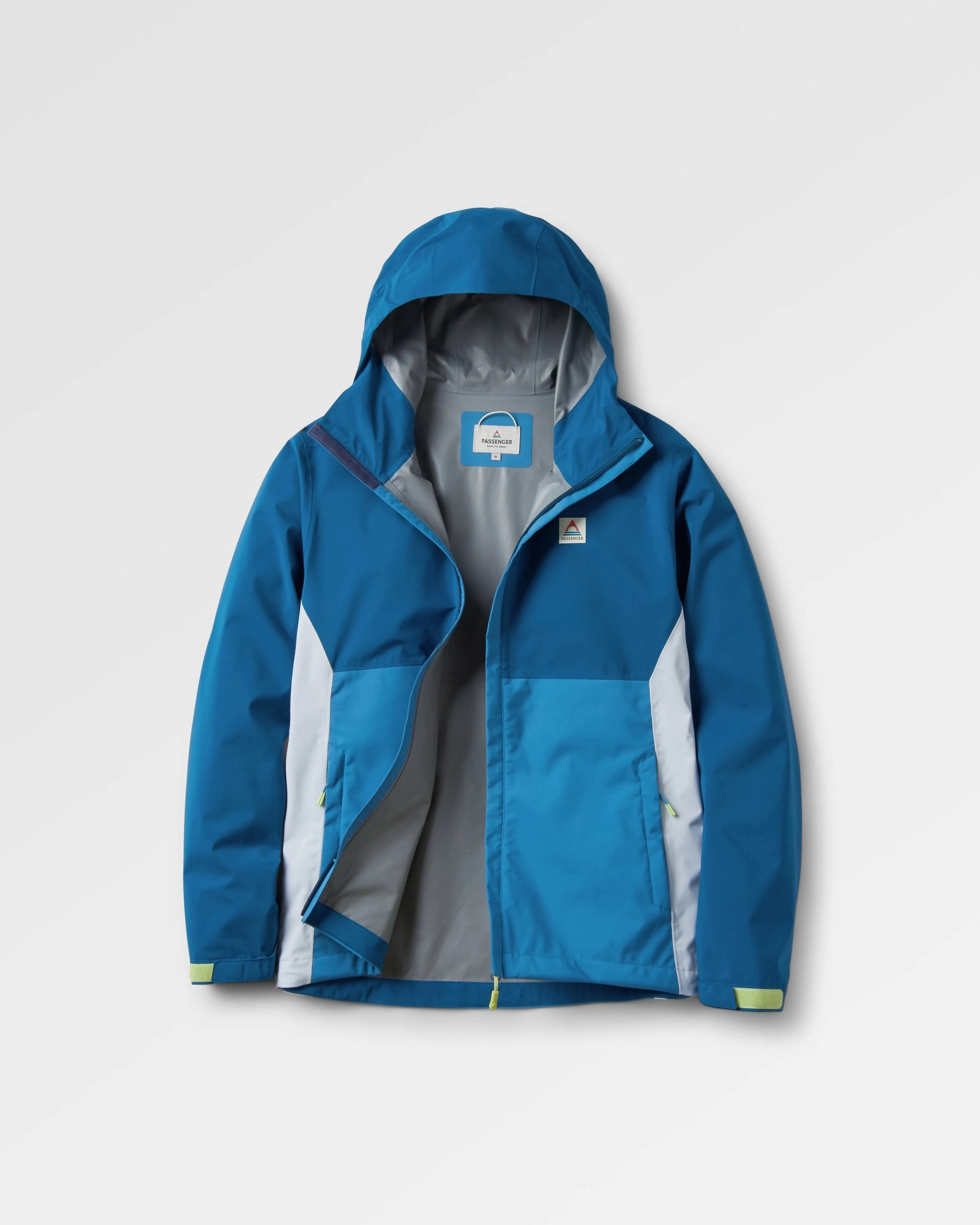 Weatherproof Shell Downpour Recycled Waterproof Jacket - Tidal Blue/Blue Steel