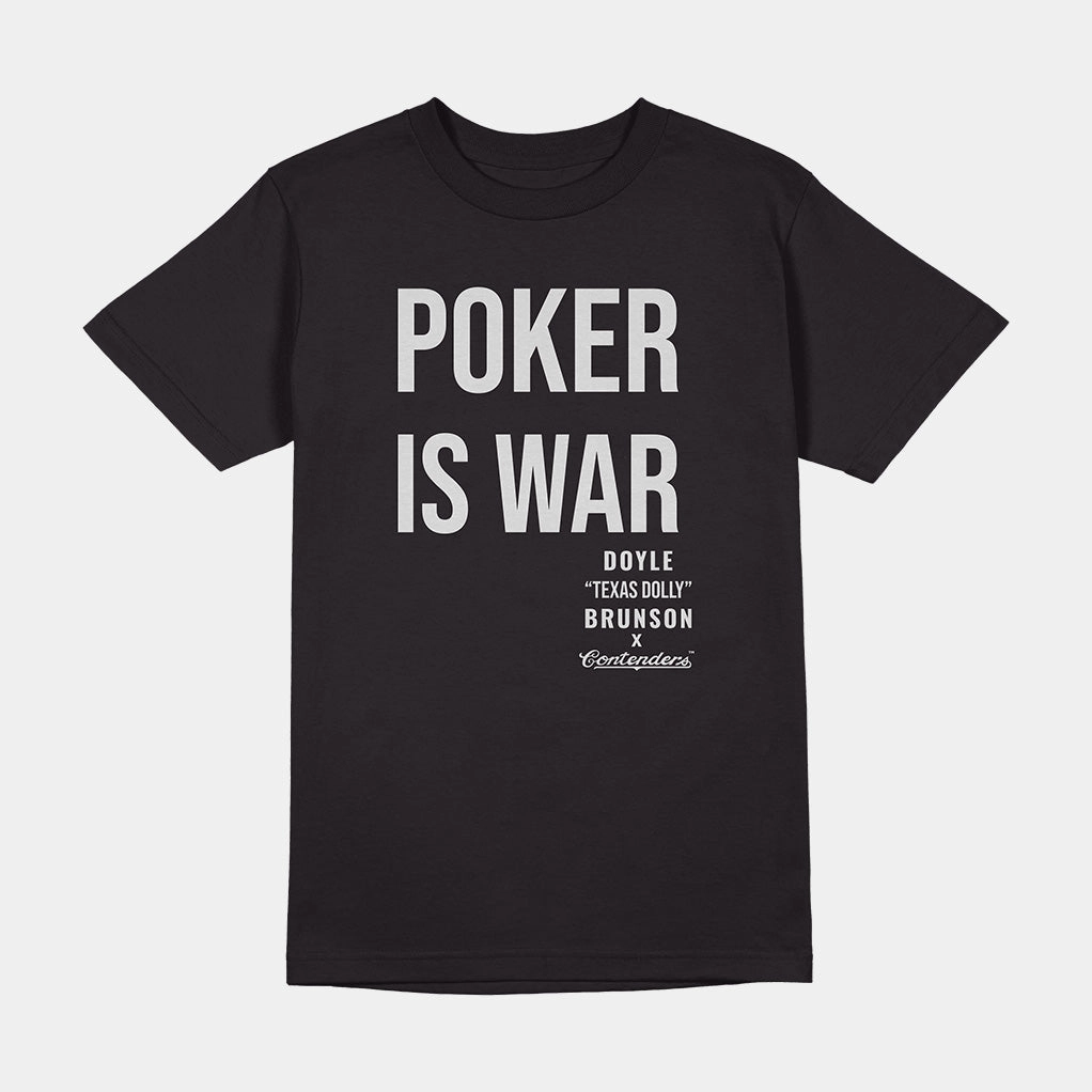 MultiPanelConstruction Anti Microbial Lining DOYLE POKER IS WAR SHIRT