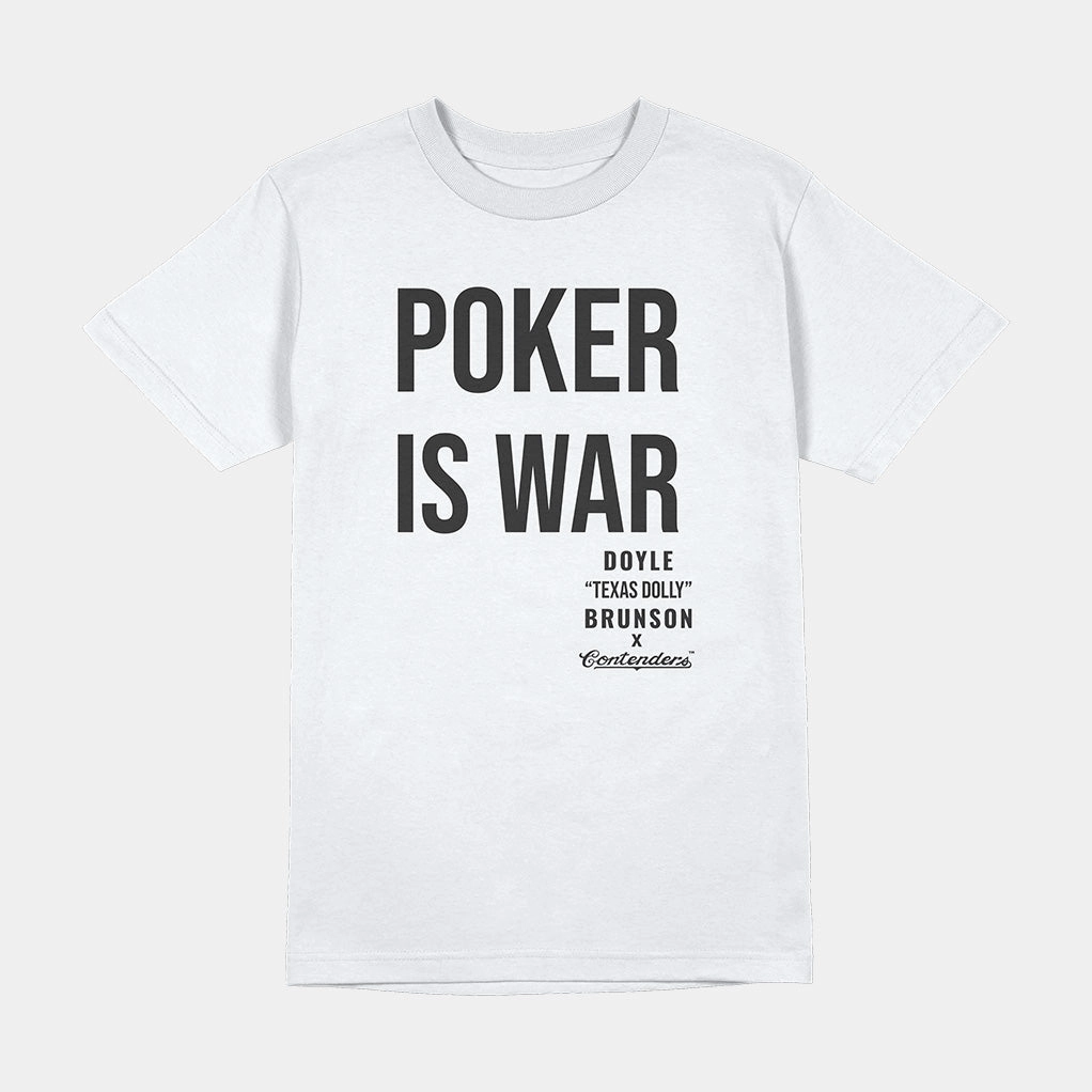 DOYLE POKER IS WAR SHIRT ContrastTipping