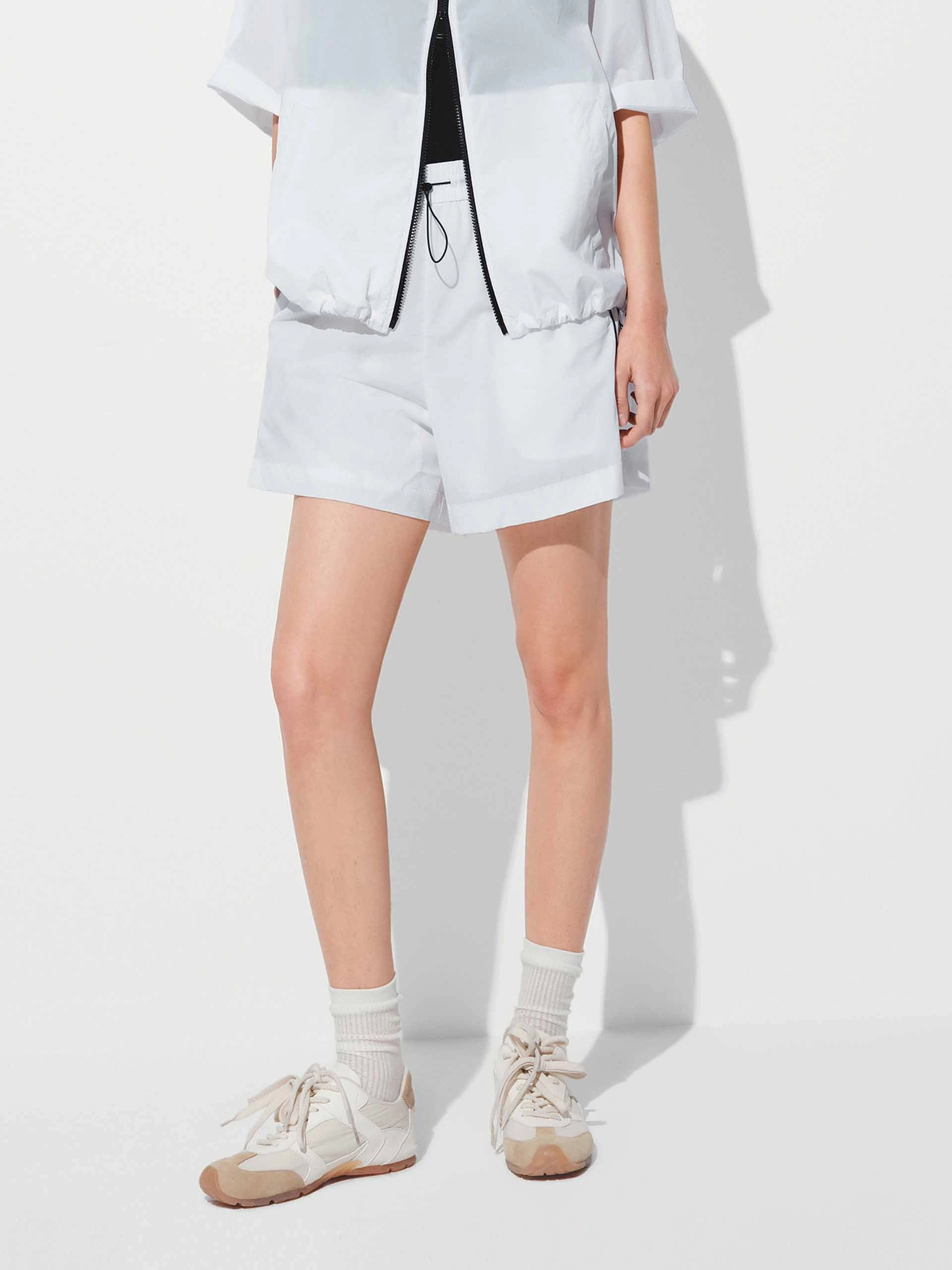 Drawstring Side Pocket Shorts Ventilated Panels