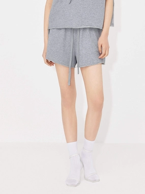 Tailored Fit Drawstring Waist Shorts