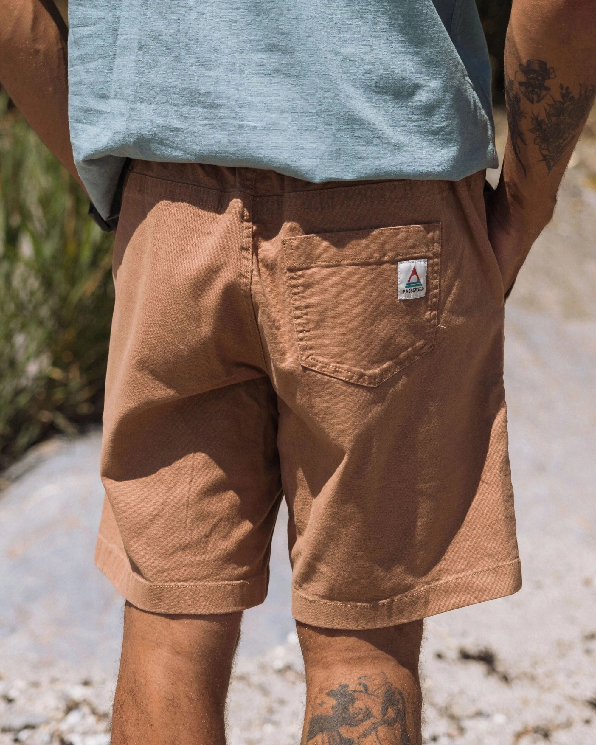 Drifter Organic Cotton Short - Toffee Tailored Fit Sports use