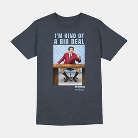 Non Irritating Seams BreathableMesh ANCHORMAN BIG DEAL SHIRT
