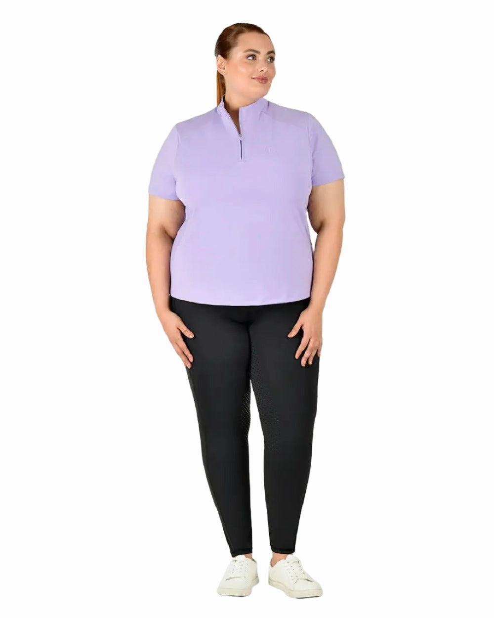 Dublin Curve Tabby Short Sleeve Riding Top Perfect for Vacation Chill Design