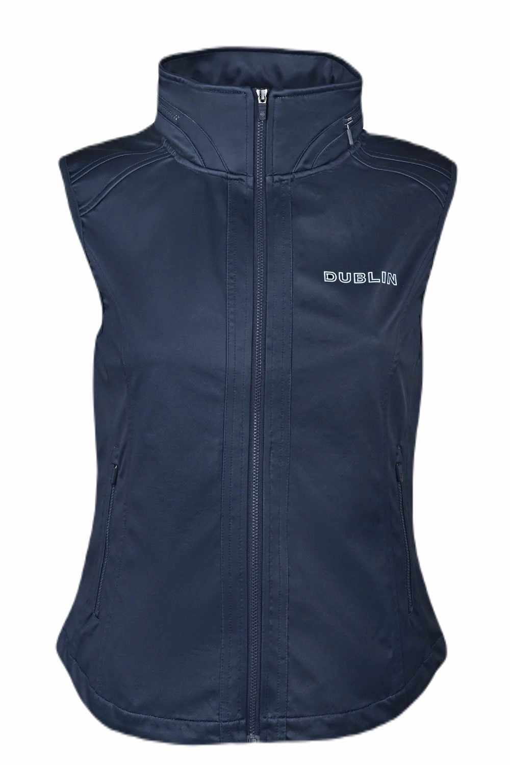 Dublin Womens Chandler Soft Shell Vest Single Breasted