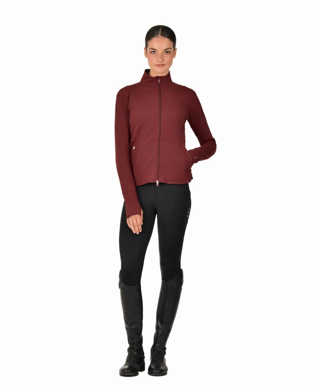 Sleek Layer Look Dublin Womens Versatile Fitted Zip Through Jacket