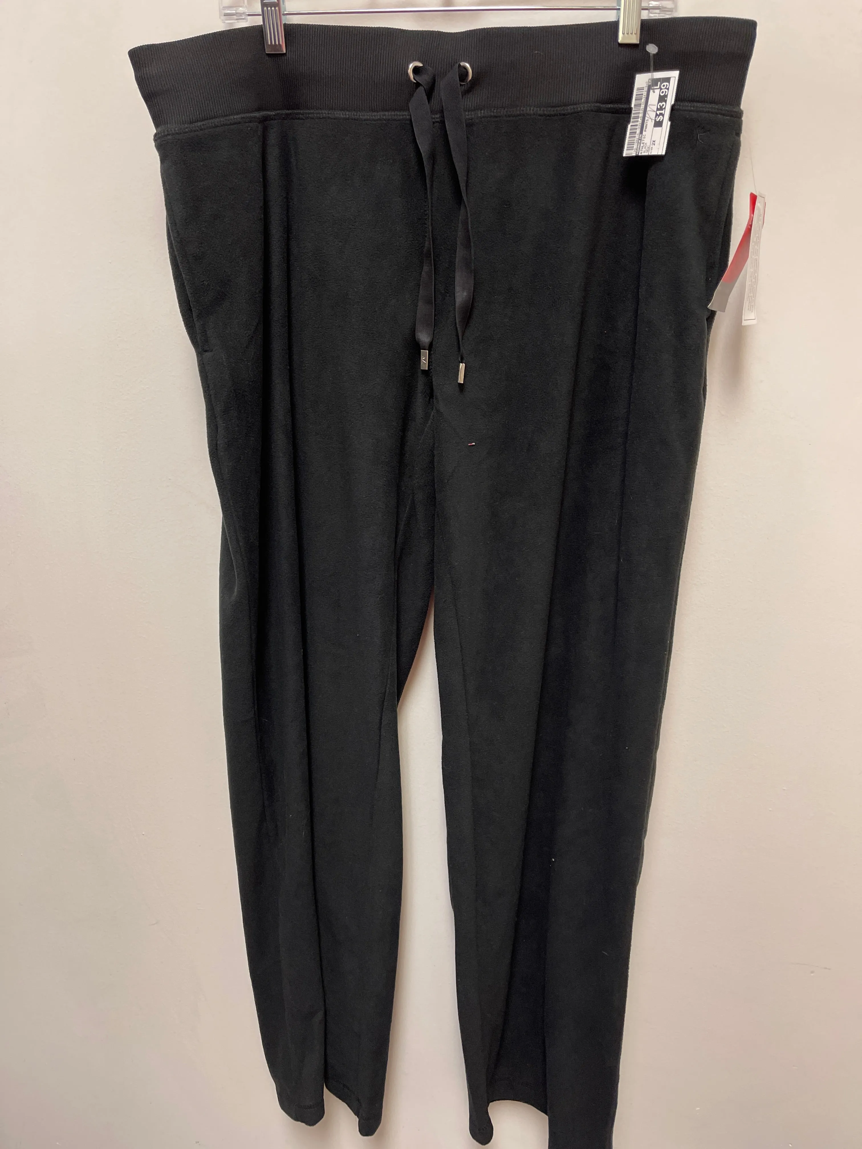 Athletic Pants By Danskin In Black, Size: 2x Anti Static Fabric Chilly Layering