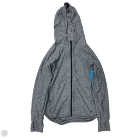 Athletic Jacket By Athleta In Grey, Size: M Neutral Tones