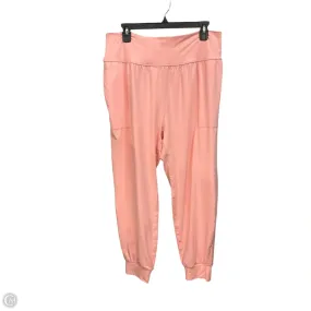 Athletic Pants By Clothes Mentor In Peach, Size: 2x Essential Comfort Wear Neutral Style
