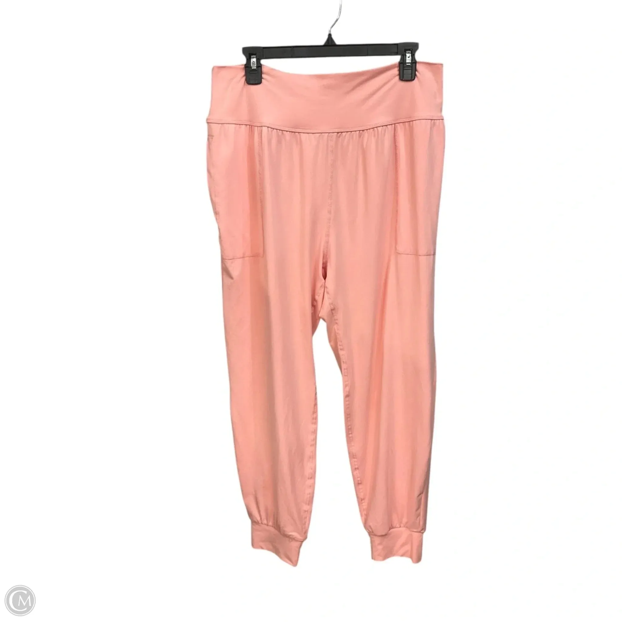 Athletic Pants By Clothes Mentor In Peach, Size: 2x Essential Comfort Wear Neutral Style