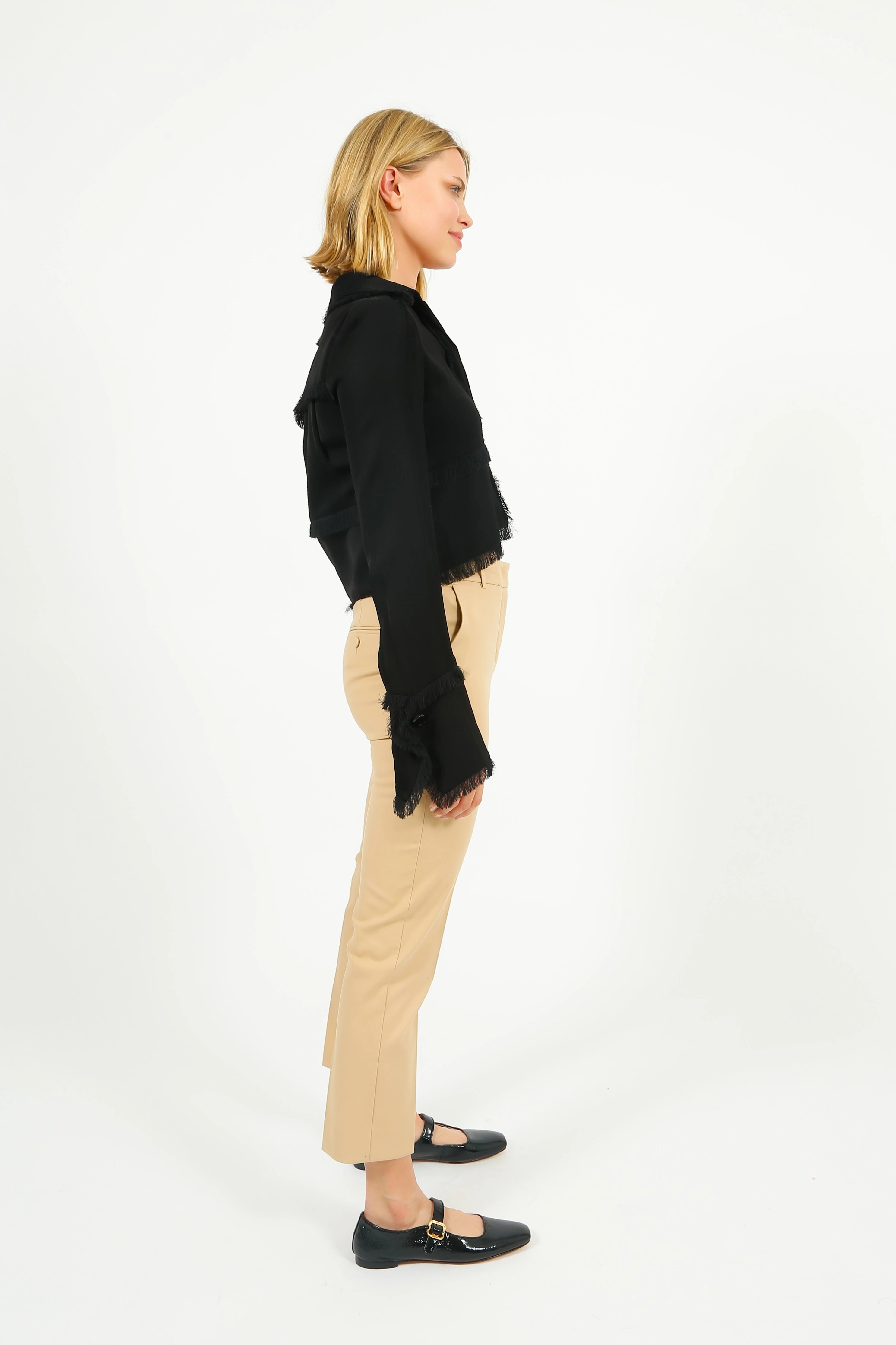 MM Vite  Trousers in Sand Cozy Look