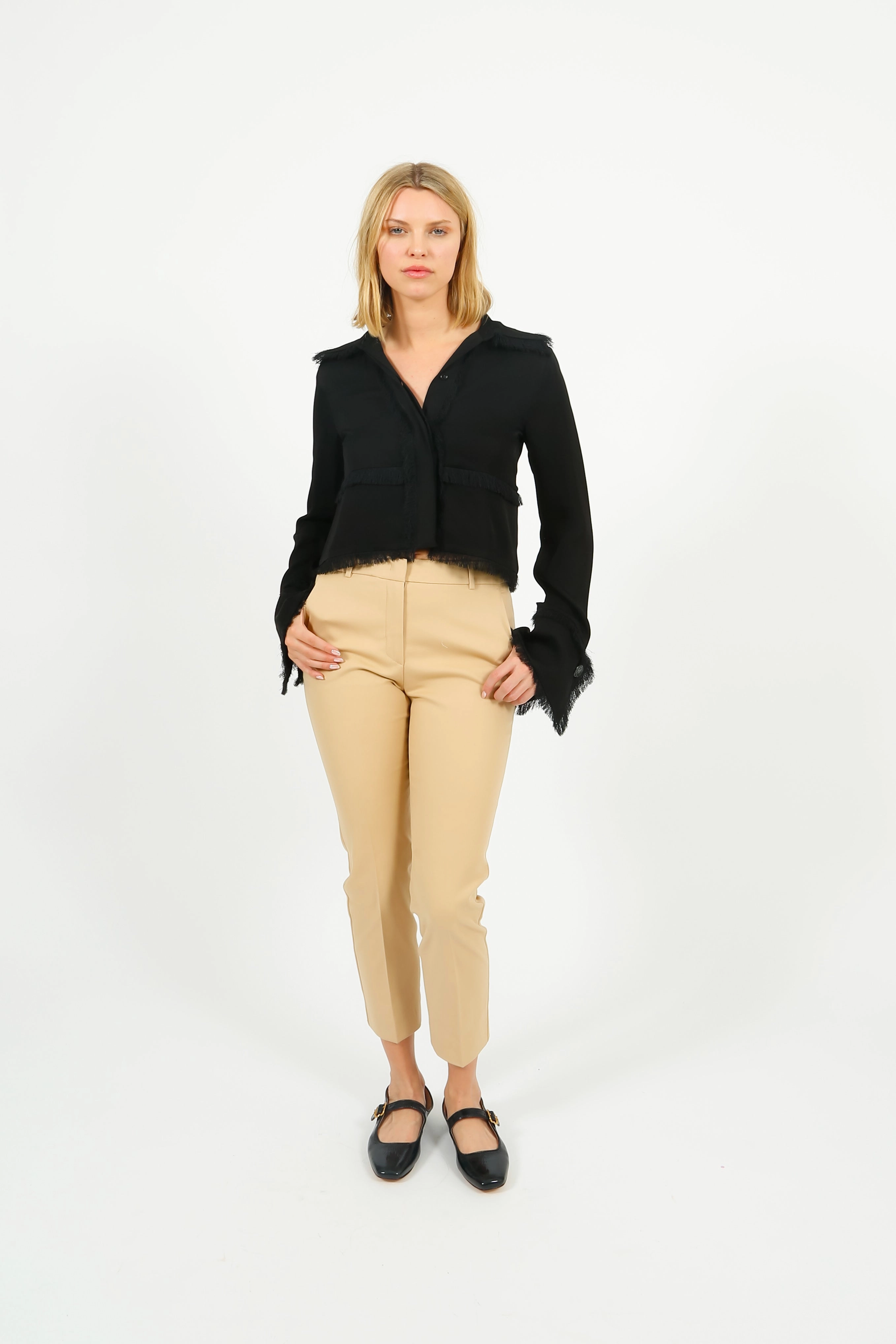 MM Vite  Trousers in Sand Body Sculpting Active Performance