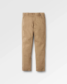 Urban Fit Adjustable Closure 365 Light Organic Cotton Trouser - Biscuit